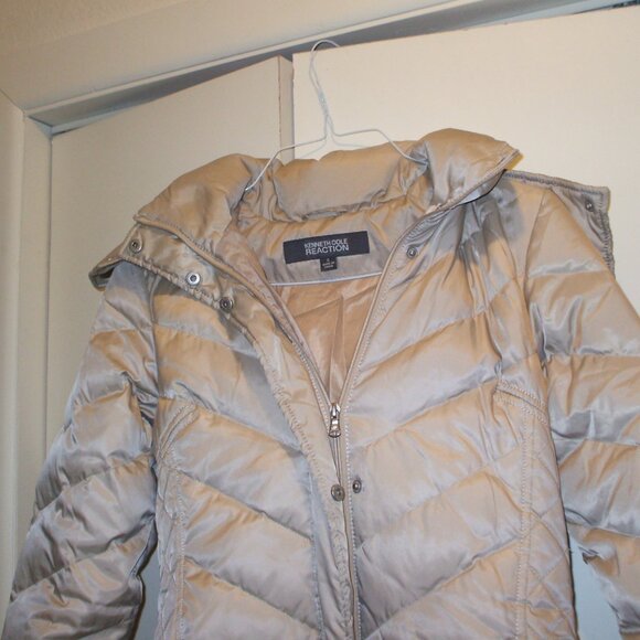 Kenneth Cole Womens Quilted Coat - Size S - Picture 3 of 3